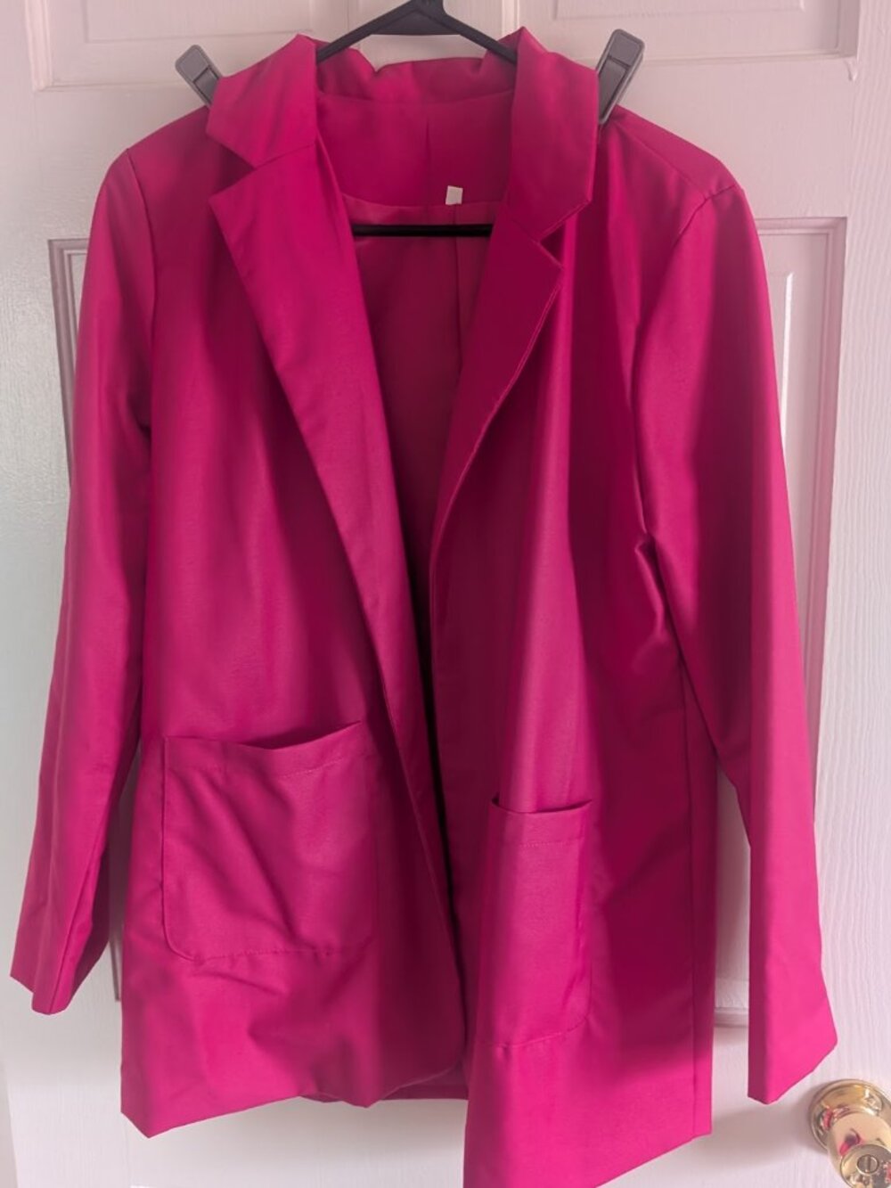 94.💖 Bright Pink / Fuchsia Blazer — Size Large 💖